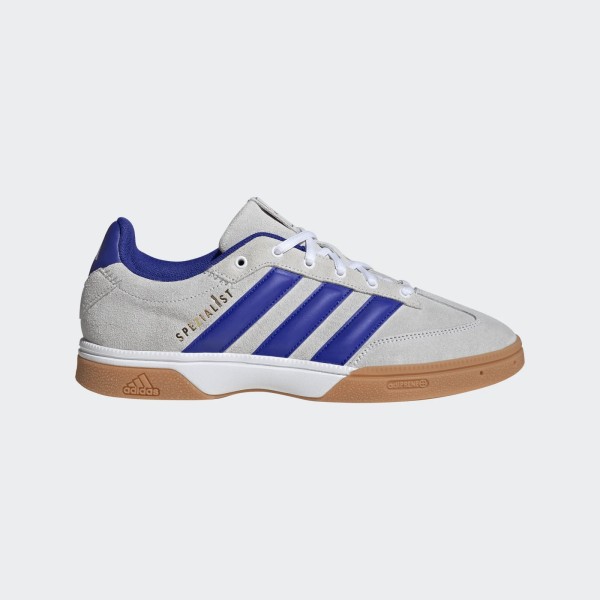 adidas spezialist chaussure de salle blanche/bleue