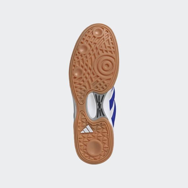 adidas spezialist chaussure de salle blanche/bleue
