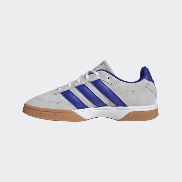 adidas spezialist chaussure de salle blanche/bleue