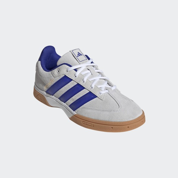 adidas spezialist chaussure de salle blanche/bleue