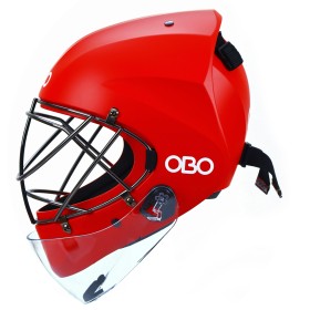 OBO ABS Helmet – Casque gardien de hockey rouge | Protection certifiée CE