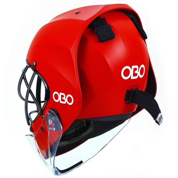 OBO ABS Helmet – Casque gardien de hockey rouge | Protection certifiée CE