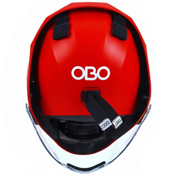 OBO ABS Helmet – Casque gardien de hockey rouge | Protection certifiée CE