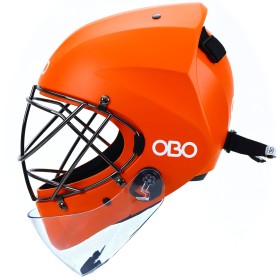 OBO ABS Helmet – Casque gardien de hockey orange | Protection certifiée CE