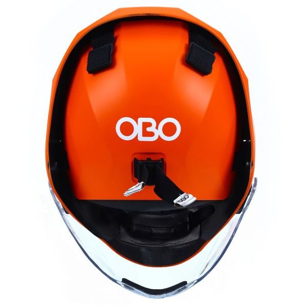 OBO ABS Helmet – Casque gardien de hockey orange | Protection certifiée CE