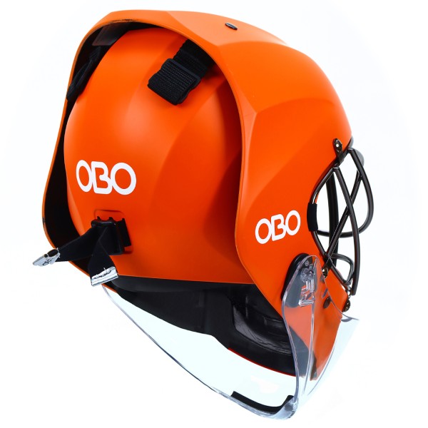 OBO ABS Helmet – Casque gardien de hockey orange | Protection certifiée CE