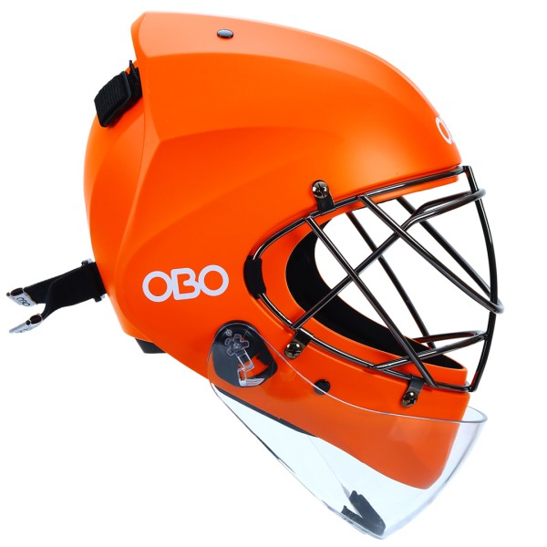 OBO ABS Helmet – Casque gardien de hockey orange | Protection certifiée CE