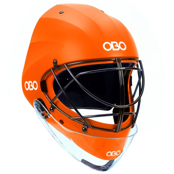 OBO ABS Helmet – Casque gardien de hockey orange | Protection certifiée CE