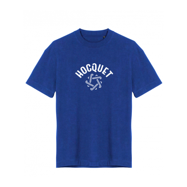 Hocquet Sticks Classic Tee Royal  face