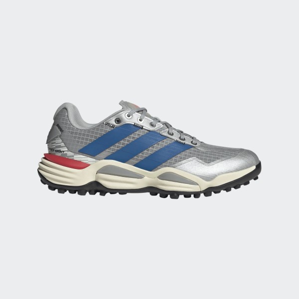 adidas Adipower Hockey 4 Silver– Chaussures de Hockey sur Gazon Haute Performance