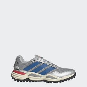 adidas Adipower Hockey 4 Silver– Chaussures de Hockey sur Gazon Haute Performance