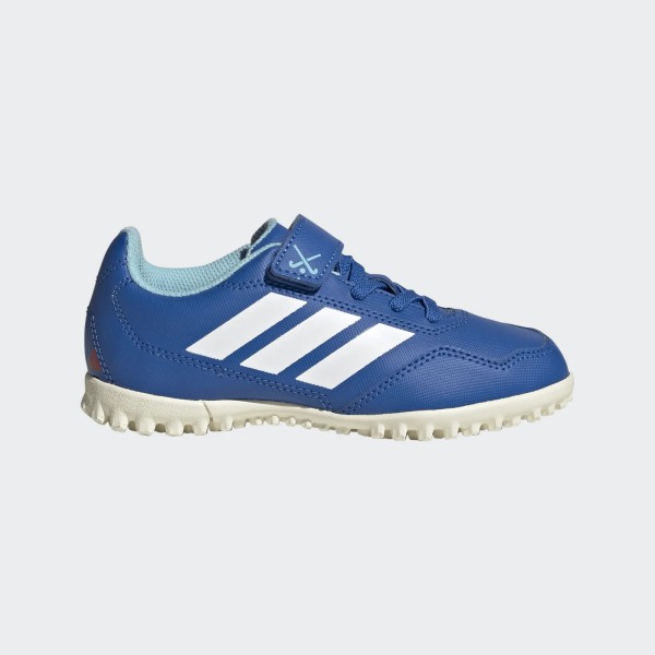 adidas Youngstar Rise Velcro Royal blanc