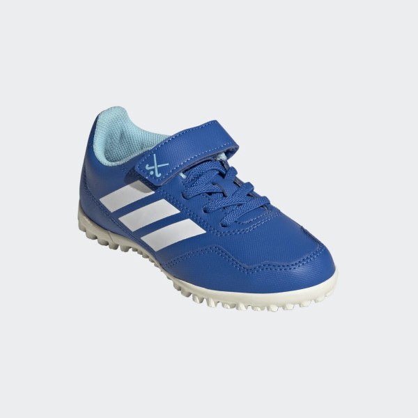 adidas Youngstar Rise Velcro Royal blanc biais