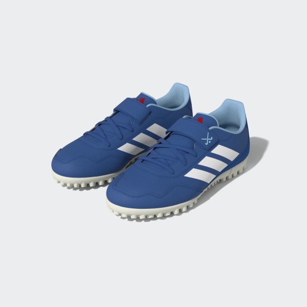 adidas Youngstar Rise Velcro Royal blanc double biais