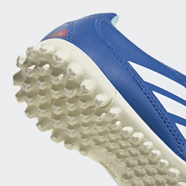adidas Youngstar Rise Velcro Royal blanc crampon