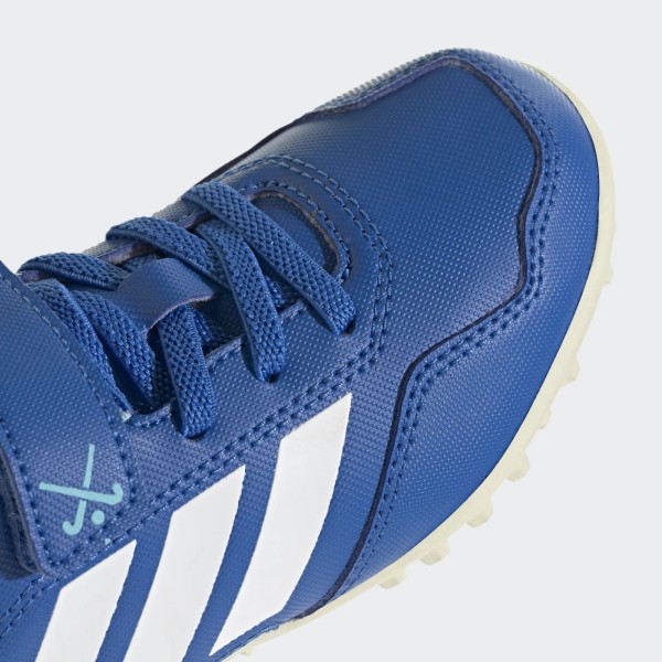 adidas Youngstar Rise Velcro Royal blanc detail