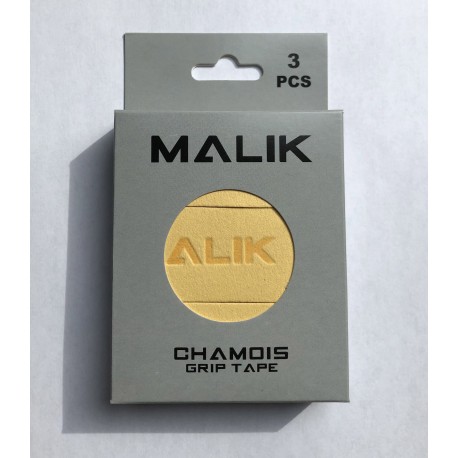 MALIK grip Chamois  x 3  blanc NEW