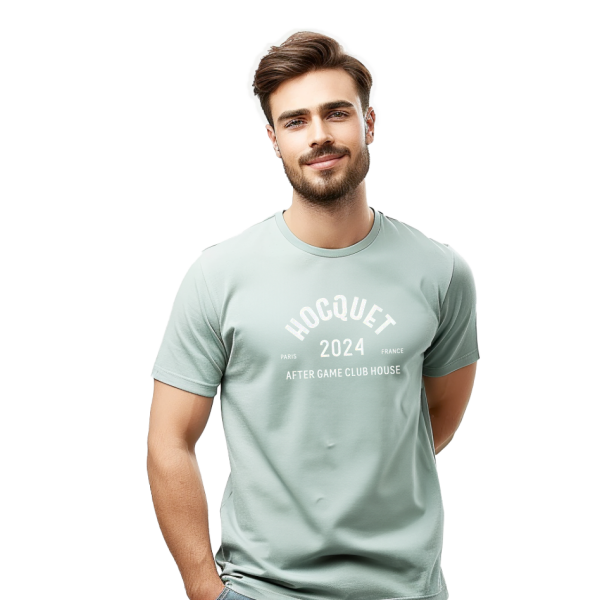 Hocquet Classic tee Vert d'eau